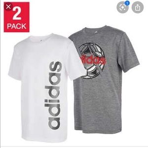 Youth adidas 2 pack tees